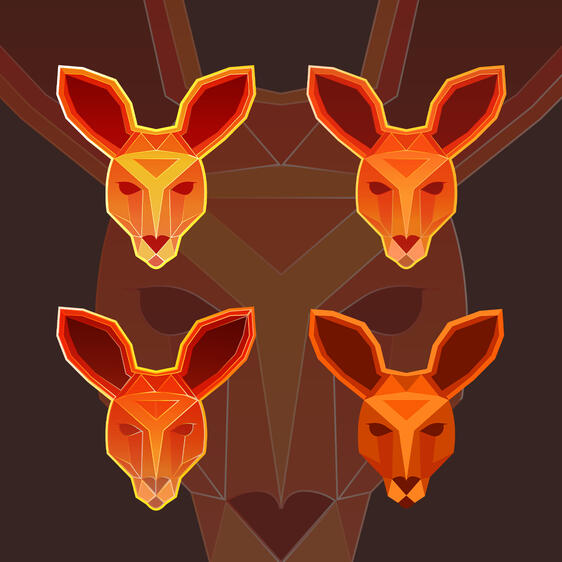 Kangaroo Logo for MiketheAustralian