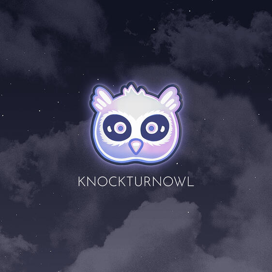 Logo for Knockturnowl (night version)